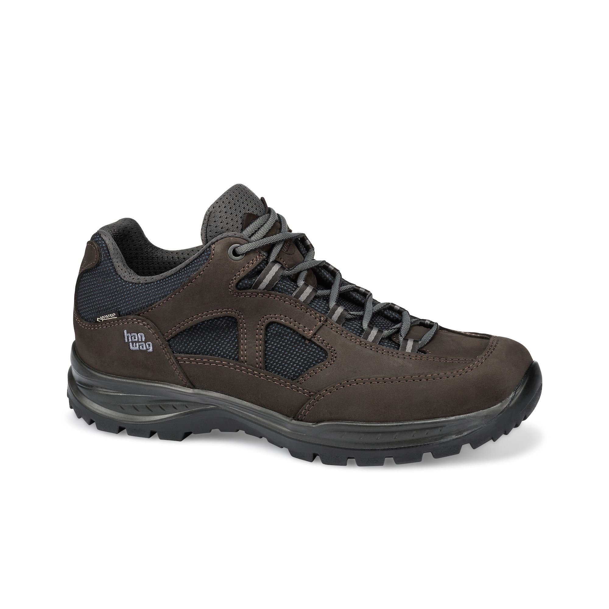 Hanwag Men's Gritstone II GTX Hiking Shoes Brown/Deep Grey DTUIE7089